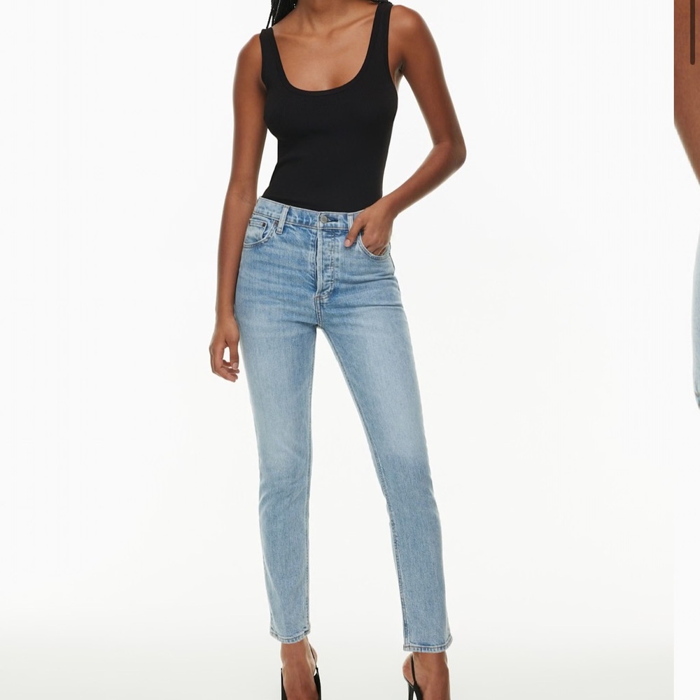 Denim Forum Yoko High Rise Slim | Light Blue Jeans | US 27 | 25”inseam